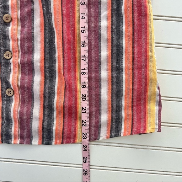 Sleeveless colorful striped tank size XL/12 - Picture 9 of 9